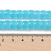 Baking Plating Glass Beads Strands X1-GLAA-H036-01G-3