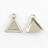 Tarnish Resistant Triangle Stainless Steel Charms Cabochon Settings LS-STAS-Q168-18-1