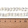 Electroplate Glass Beads Strands EGLA-Q135-04A-A08-4