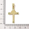 Rack Plating Brass Cubic Zirconia Pendants KK-M272-06G-3