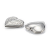 Non-Tarnish 316 Surgical Stainless Steel Locket Pendants X-STAS-C026-01P-3