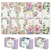 90Pcs 9 Styles Flower Pattern Soap Paper Tag DIY-WH0399-69-031-1