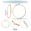 3 Pairs Brass Hoop Earrings for Women EJEW-BBC0001-66G-05-2