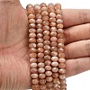 Natural Sunstone Beads Strands G-Z111-A30-2