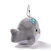 PP Cotton Mini Animal Plush Toys Dolphin Pendant Decoration HJEW-C002-01B-2