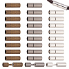 30Pcs 3 Colors Brass Bayonet Clasps KK-OC0001-60B-1