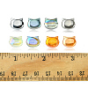 40Pcs 8 Colors Electroplate Glass Beads FIND-FS0002-80-5