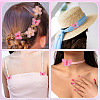 40Pcs 5 Style Polyester Computerized Embroidery Sew on Ornament Accessories DIY-TA0009-39-9