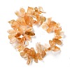 Rough Raw Natural Citrine Beads Strands G-G010-14-2