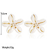 Flower Natural Shell Stud Earrings FS-WGD51F7-01-4