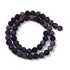 Natural Druzy Agate Beads Strands G-NH0024-A05-8mm-4