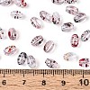 Baking Paint Transparent Glass Beads DGLA-T004-06A-4