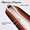Stripe Pattern Polyester Adjustable Webbing Bag Straps FIND-WH0126-315A-5