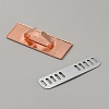 Alloy Blank Rectangle Label Tags FIND-WH0173-409D-RG-2