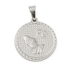 Non-Tarnish 304 Stainless Steel Pendants STAS-B071-02C-03P-1