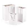 15Pcs 3 Sizes Rectangle Paper Gift Storage Tote Bags with Handle ABAG-TA0001-73A-3