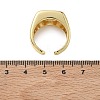 Brass Micro Pave Cubic Zirconia Cuff Open Rings for Women RJEW-L343-06G-5