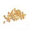 Rondelle Brass Crimp Beads KK-L134-33G-2