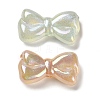 Bowknot UV Plating Luminous Rainbow Iridescent Acrylic Beads LACR-R001-03A-4