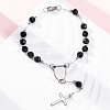 304 Stainless Steel Link Chain Bracelets BJEW-A032-07P-01-1