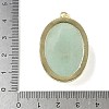 Natural Green Aventurine & Apatite Pendants G-P599-05G-02-3