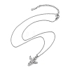 201 Stainless Steel Cable Chain Necklaces NJEW-L124-023P-2