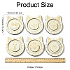 6Pcs 6 Styles Animal Theme Wood Single Bracelet Display Trays ST-CJ0022-03-2