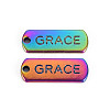 Rainbow Color Alloy Charms PALLOY-S180-250-NR-2
