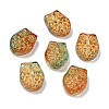 Baking Paint Transparent Glass Beads DGLA-N018-14B-1