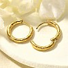 304 Stainless Steel Hoop Earrings for Women EJEW-M068-12E-G-2