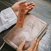 Quote Draw Near To God Cowhide Leather Labels AJEW-WH0386-0004-4
