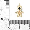 Rack Plating Brass Micro Pave Cubic Zirconia Pendants KK-H509-37G-01-3