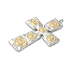 304 Stainless Steel Pendants X-STAS-R164-02GP-2