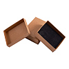 Kraft Cotton Filled Cardboard Paper Jewelry Set Boxes CBOX-R036-11A-3