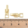 Rack Plating Brass Fold Over Clasps KK-A224-25B-G-3