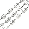 304 Stainless Steel Oval Link Chains CHS-C017-10P-1
