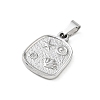 304 Stainless Steel Pendants SA-CBA34D4-03B-P-2