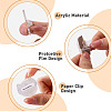 9Pcs 9 Styles Cartoon Dog Acrylic Brooch JEWB-TA0001-38-5