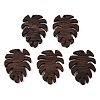 Natural Wenge Wood Pendants WOOD-T023-48-1