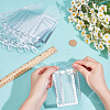 Folding Heart Print Transparent PVC Gift Packing Boxes CON-WH0085-192B-02-3