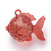 Transparent Acrylic Pendants TACR-T002-13-2