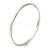 304 Stainless Steel Plain Bangles BJEW-L664-024E-P-01-1