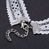 Lace Gothic Choker Necklaces NJEW-E085-11A-3