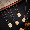 1Pc Brass Pendants NJEW-BBC0001-18O-4