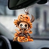 Halloween Skull & Pumpkin Acrylic Pendant Decorations PW-WG095CF-01-2