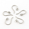 201 Stainless Steel Earring Hooks X-STAS-R063-33-2