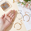 20Pcs 2 Colors 304 Stainless Steel Paperclip Chains Bracelet Making AJEW-ME0001-06-3