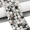 Natural Rainbow Moonstone Beads Strands G-Q1001-A05-02-01-5