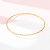 Textured 304 Stainless Steel Bangles for Women BJEW-Z165-05G-2