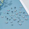 200Pcs 2 Style 304 Stainless Steel Snap On Bails STAS-UN0029-19-4